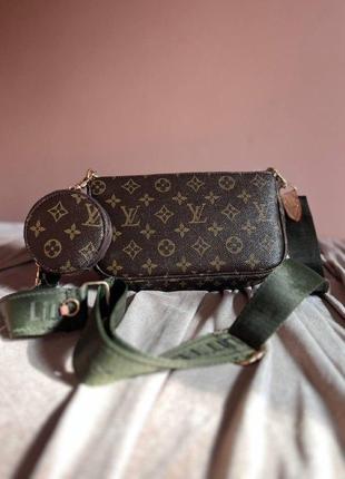 Женская сумка из эко-кожи луи виттон louis vuitton lv молодежная, брендовая сумка через плечо6 фото