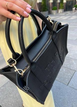 Жіноча сумка marc jacobs mj марк джейкобс tote велика сумка шопер на плече легка сумка з екошкіри2 фото