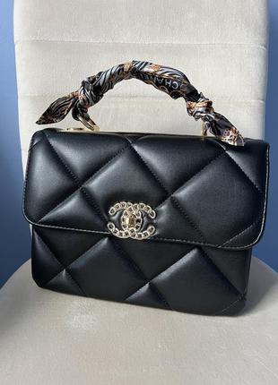 Жіноча сумка chanel молодіжна сумка шанель через плече з м'якої екошкіри витончена брендова сумочка