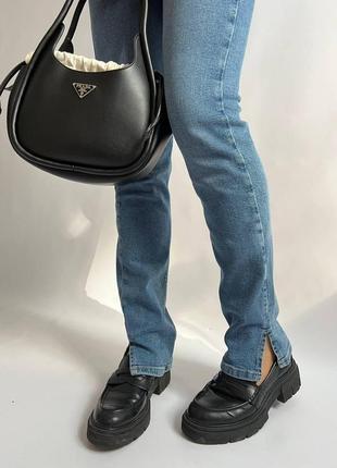 Женская сумка prada mini прада маленькая сумка на плечо красивая, легкая сумка из эко-кожи4 фото