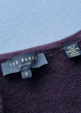 Жакет кардиган ted baker (вовна, шкіра)9 фото