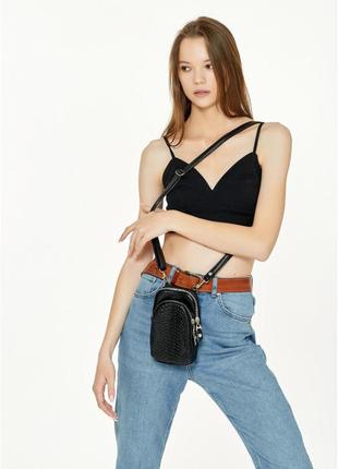 Жіноча сумка sambag modena  0gs принт крокодила