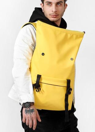Мужской рюкзак ролл sambag rolltop lsh желтый8 фото