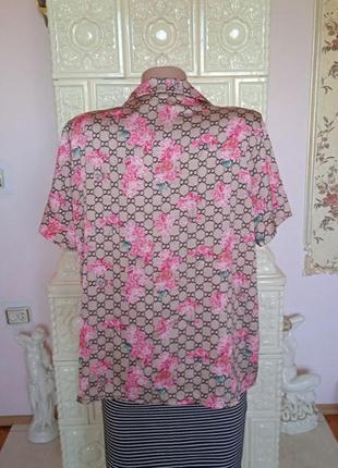 Сорочка для сну кофта блуза верх від піжами атлас3 фото