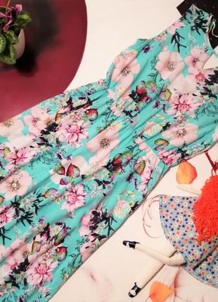 Красивое длинное платье oxygen, вискоза, размер m/l