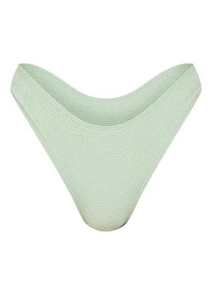 Плавки світло-салатові в рубчик m prettylittlething
