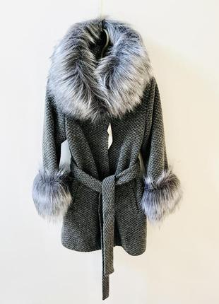 Нове пальто для дівчинки зріст 122/1286 фото