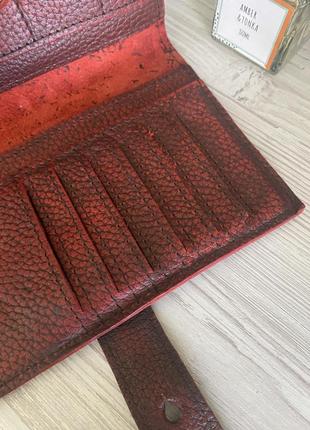 Дизайнерський шкіряний гаманець kanishka9 фото