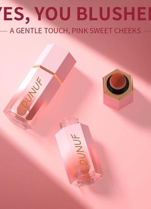 Жидкие матовые румяна dunuf matte liquid blush d110 6 мл