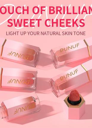 Жидкие матовые румяна dunuf matte liquid blush d110 6 мл