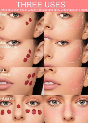 Жидкие матовые румяна dunuf matte liquid blush d110 6 мл