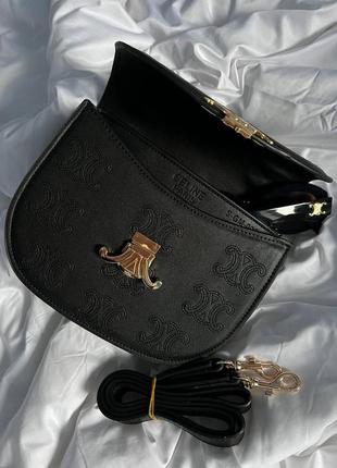 Женская сумка из эко-кожи celine молодежная, брендовая сумка через плечо5 фото