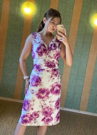 Красивое платье 100% linen