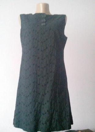 Стильное коттоновое легкое платье размер 14 422 фото