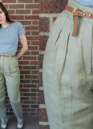 Брюки брюки льняные мм