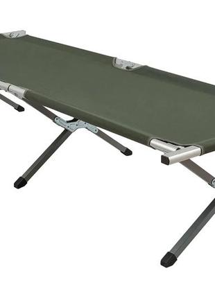 Ліжко розкладне highlander aluminium camp bed green (fur041-gn)