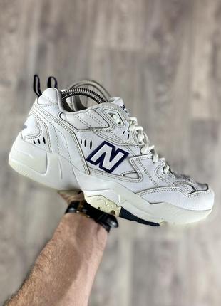 New balance 608 кроссовки 38 размер кожаные белые оригинал