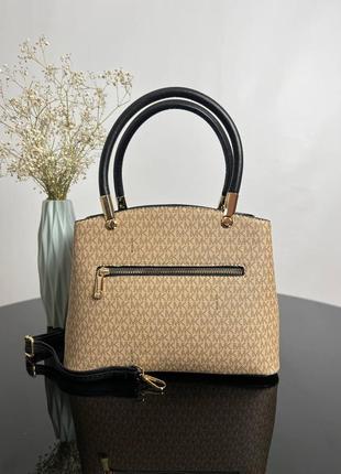 Женская сумка из эко-кожи michael kors молодежная, брендовая сумка шопер через плечо9 фото
