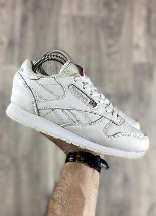 Reebok classic кроссовки 36 размер кожаные белые оригинал