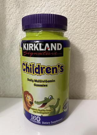 Мультивитамины для детей kirkland signature children ́s complete multivitamin, сша, 160 шт