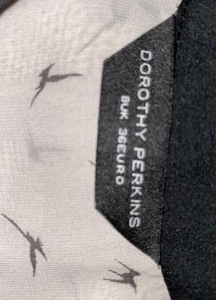 Шикарная шифоновая блуза в птичках бренд dorothy perkins5 фото