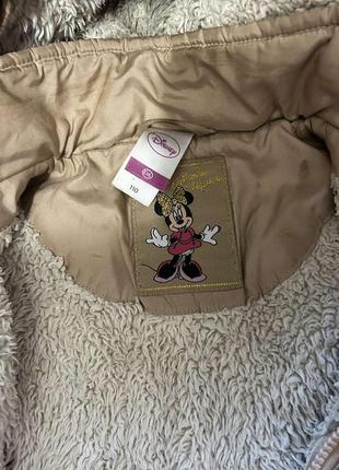Куртка зимняя меховая подкладка disney р.110 + подарок кроссовки3 фото