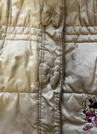 Куртка зимняя меховая подкладка disney р.110 + подарок кроссовки4 фото