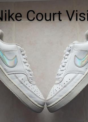 Стильные кроссовки с перфорацией бренда nike court vision u9 3 eur 36,52 фото