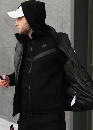 Зипхуди nike tech fleece &lt;unk&gt; зепка найк черная