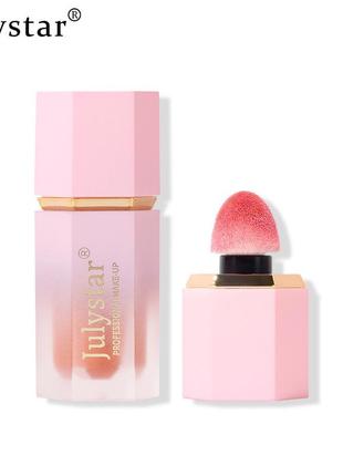 Рідкі матові рум'яна julystar matte liquid blush 01 7 мл2 фото