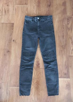 Джинс скіні.  висока посадка