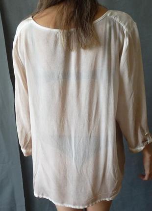 Блузка туника натуральный шёлк