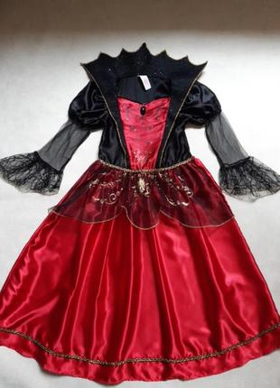 Карнавальное платье на хелловин 9-10р f&amp;f1 фото