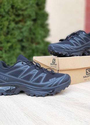 Мужские кроссовки salomon lab xt-6 black черного цвета2 фото