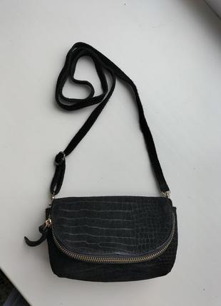 Фирменная английская сумочка замшевая кроссбоди accessorize! оригинал!9 фото