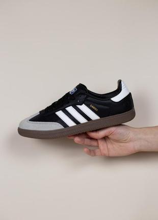 Adidas samba black white женские кроссовки адидас самба