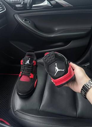 🔥женские 🔥 jordan 4 red thunder