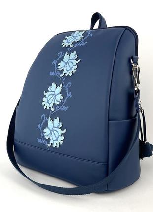 Жіночий міський рюкзак сумка 2в1 українського бренду