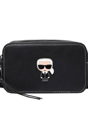 Черная женская сумка karl lagerfeld