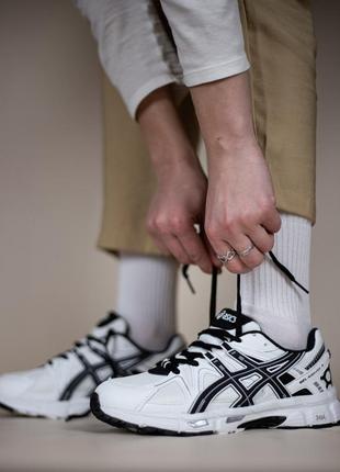 Asics gel-kahana 8 white black жіночі кросівки асікс5 фото