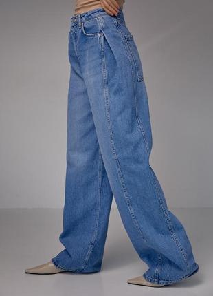 Жіночі широкі джинси baggy в стилі zara  джинси5 фото