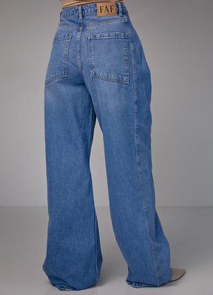 Жіночі широкі джинси baggy в стилі zara  джинси6 фото
