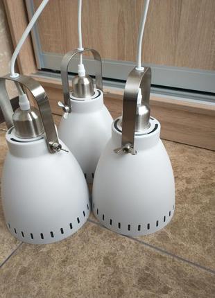 Люстра на три плафони, лофт,