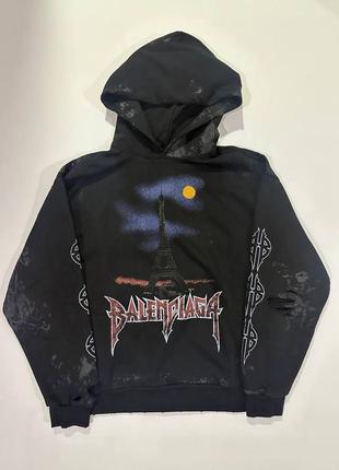 Худі balenciaga wave surf logo hoodie