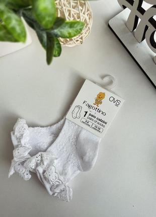Носки для девочки 3-6 мес 15-16р ovs