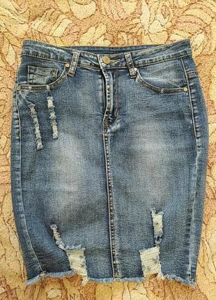 Джинсова спідниця