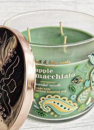 Apple macchiato  свічка bath and body works