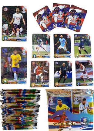 Картки футбольні,колекційні карточки з футболістами 360 шт, євро 2024