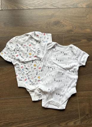 Бодік з коротким рукавом primark , george, carters