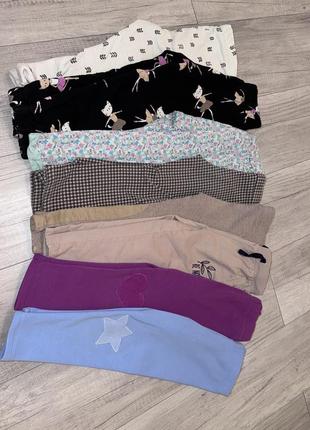 Пакет брюк 8 штук 2-3-4- года 92-98-104